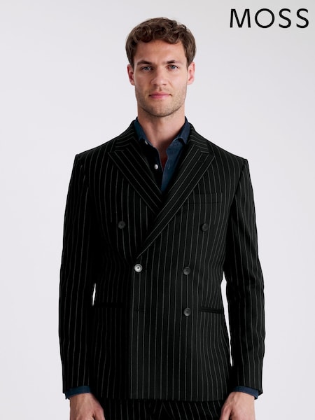 MOSS Slim Fit Blue Stripe Jacket (W88814) | R$ 1.470