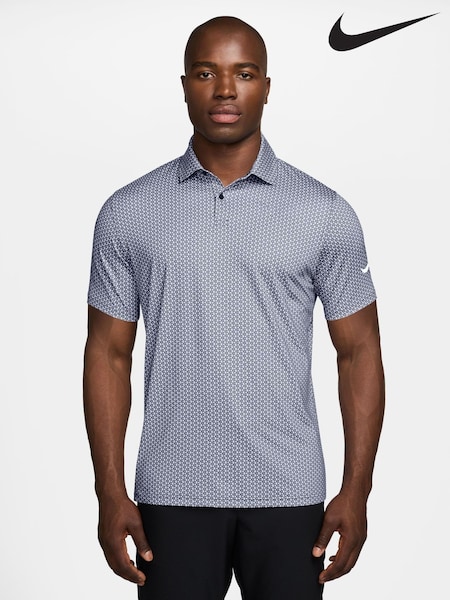 Nike Blue Dri-FIT Good Micro Golf Polo Shirt (W88859) | kr785