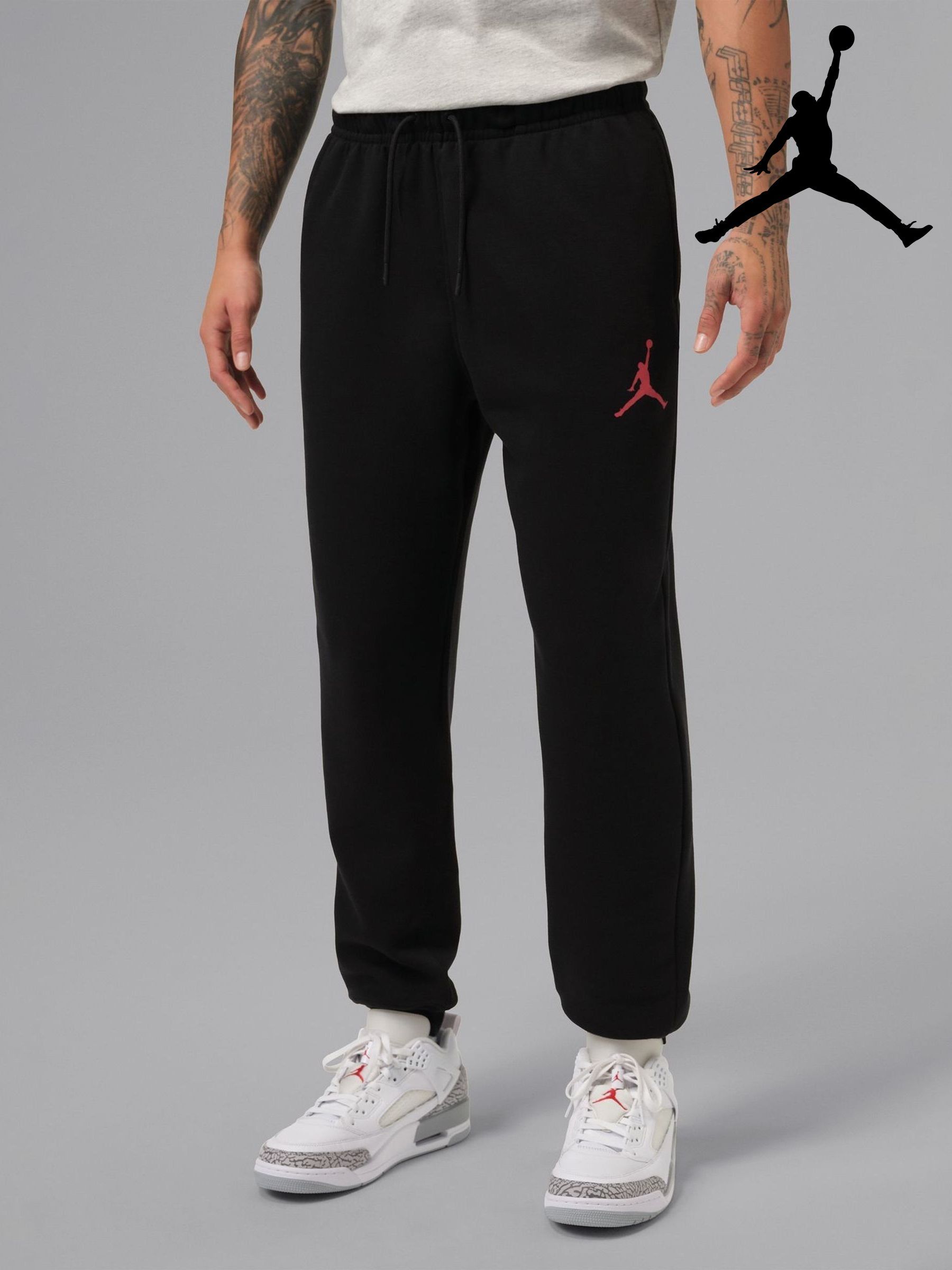 nike black and red joggers