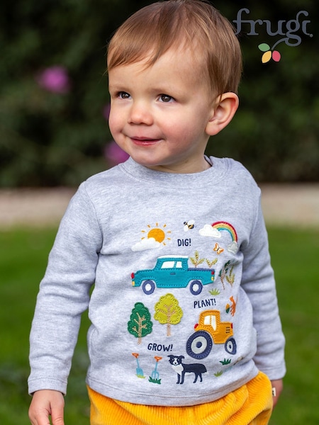 Frugi Grey Adventure Circular Top (W88914) | €29 - €34