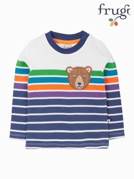 Frugi Blue Character Pocket T Shirt (W88919) | 99 QAR - 109 QAR