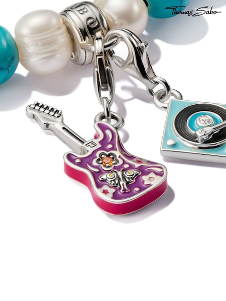 Thomas Sabo Silver Tone Electric Guitar Charm (W89025) | €69