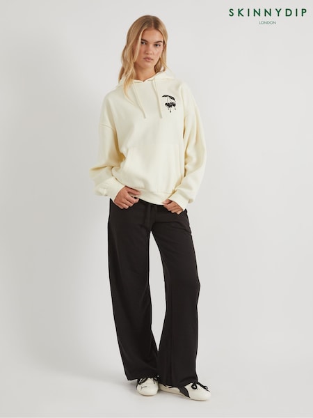 Skinnydip White Dont Stress Over The Little Things Hoodie (W89052) | 268 SAR