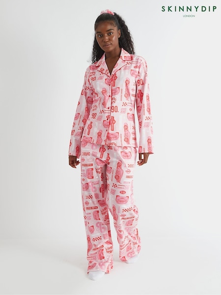 Skinnydip Pink Disney Cars Pyjamas Set (W89082) | €50