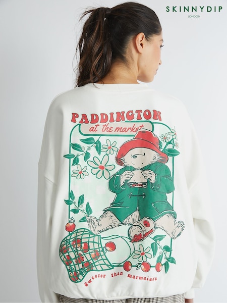 Skinnydip White Paddington x Skinnydip At The Market Sweatshirt (W89086) | €48