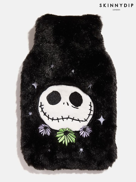 Skinnydip Black Disney Nightmare Before Christmas Jack Flower Hot Water Bottle (W89112) | €22.50