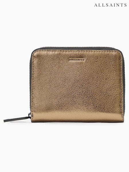 AllSaints Yellow Lena Hex Zip Wallet (W89345) | €91