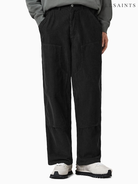 AllSaints Black Dunstan Trousers (W89352) | €211