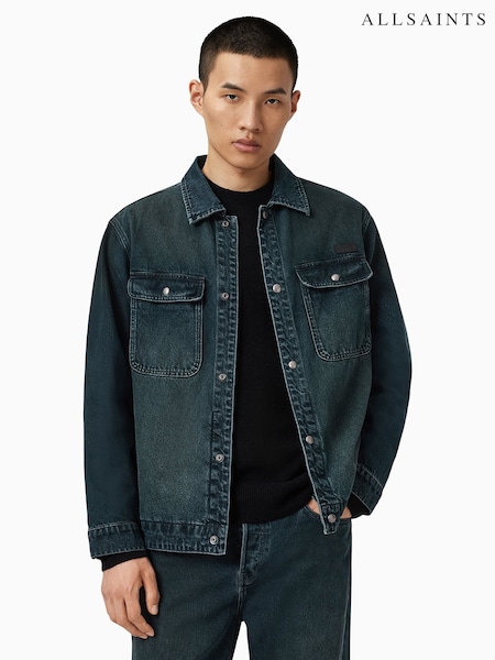 AllSaints Blue Castleford Jacket (W89355) | €216