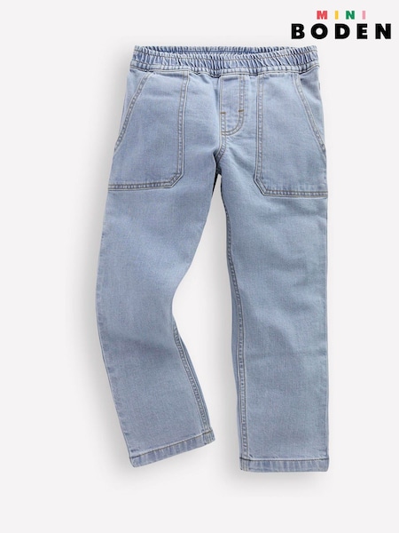 Boden Blue Pull-on Jeans (W89503) | AED157 - AED186
