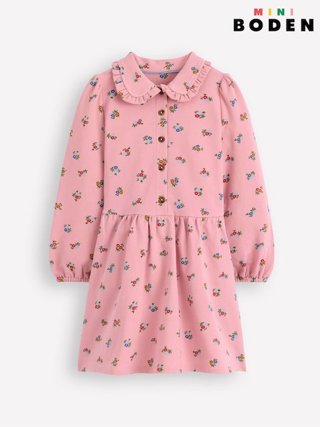 Boden Pink Cosy Jersey Shirt Dress (W89513) | €36 - €44