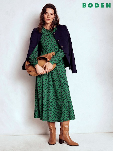 Boden Alexandra Jersey Midi Dress (W89515) | R$ 890