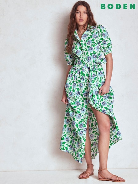 Boden Alexa Maxi Shirt Dress (W89520) | R$ 1.245