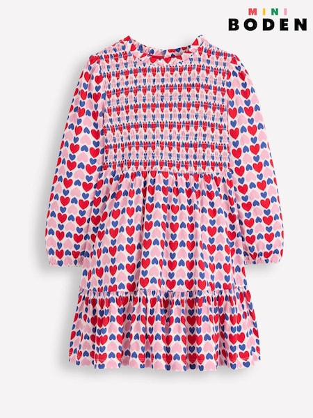 Boden Red Aurora Long Sleeve Dress (W89528) | 144 QAR - 173 QAR