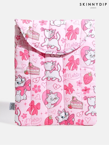 Skinnydip Pink Disney Marie Laptop Sleeve 16" (W89574) | AED105