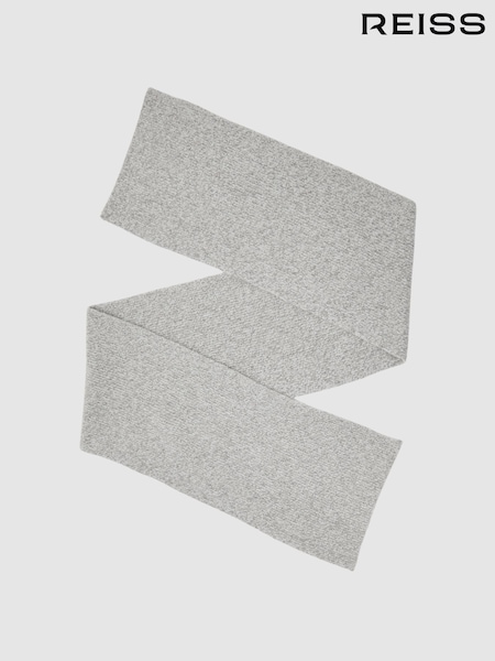 Atelier Soft Grey Melange Metcalf Atelier Scarf with Cashmere (W89603) | €195