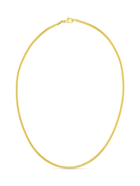 Orelia Luxe Flat Snake Chain Necklace (W89736) | €51
