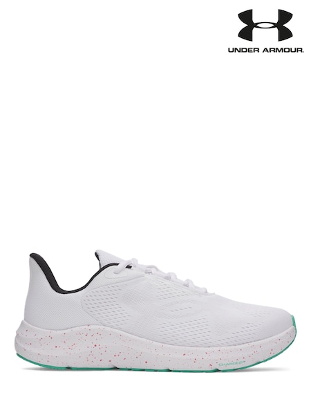 أبيض/أخضر - Under Armour Charged Pursuit Trainers (W89813) | ‏35 ر.ع.‏
