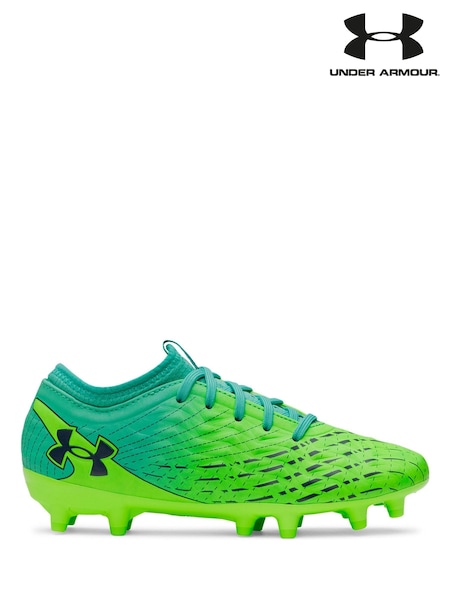Verde lămâie - Under Armour Magnetico Ground Football Boots (W89855) | 335 LEI