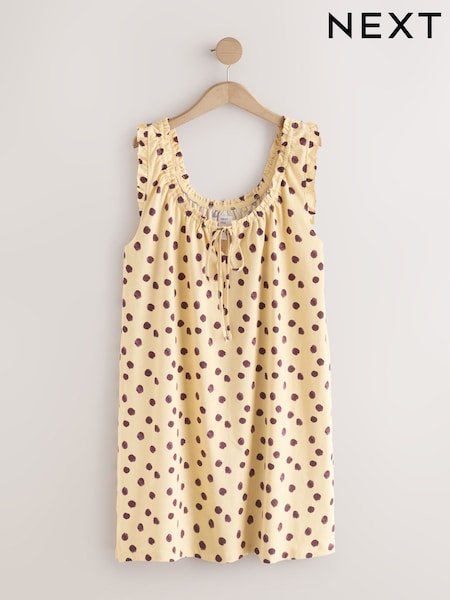 Yellow Spot Slip Jersey (W89959) | AED76