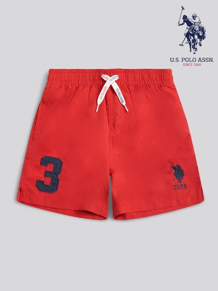 U.S. Polo Assn. Red Boys Player 3 Swim Shorts (W89976) | €25 - €31