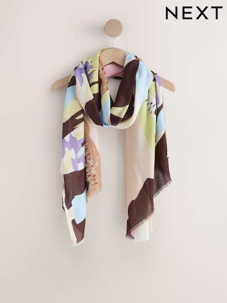 Scenic Pink Lightweight Scarf (W90056) | €17.50