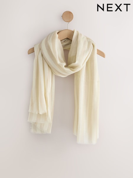 Neutral Stripe Lightweight Scarf (W90059) | ৳ 3,050