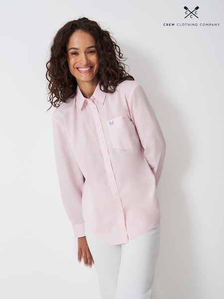 Crew Clothing Pink Cotton Poplin Shirt (W90096) | €75