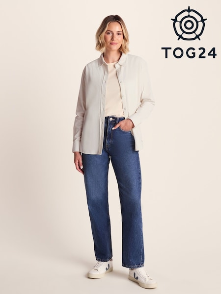 Tog 24 Cream Womens Long Sleeve Harby Shirt (W90190) | €60