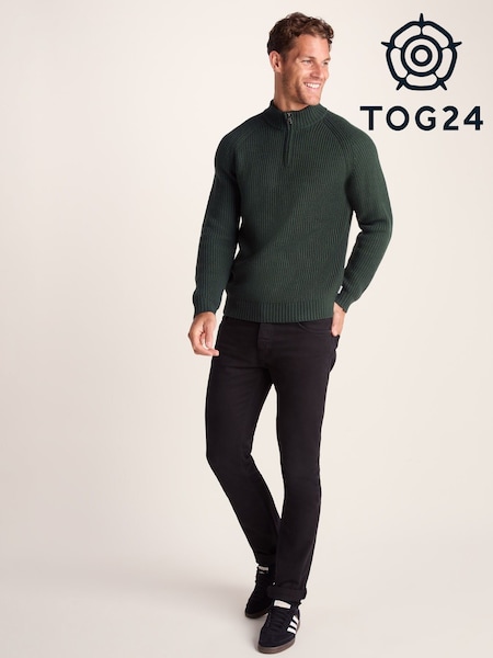 Tog 24 Green Mens Glen Knitted Jumper (W90191) | 345 zł