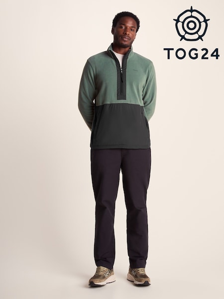 Tog 24 Black Mens Dowson Zip Neck Fleece (W90208) | €55