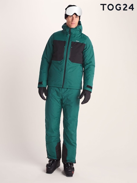 Tog 24 Green Mens Avoriaz Ski Jacket (W90219) | €237