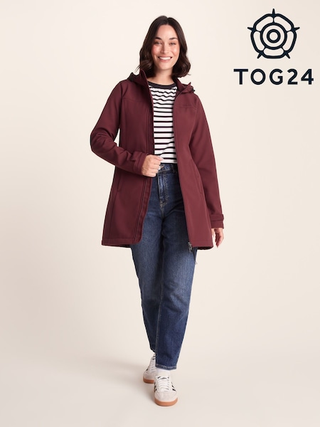 Tog 24 Red Womens Keld Softshell Long Jacket (W90241) | €80