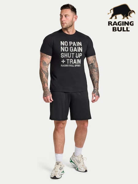 Raging Bull No Pain No Gain Black T-Shirt (W90281) | 40 € - 42 €