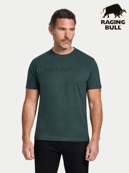 Raging Bull Green Embroidery T-Shirt (W90285) | 47 € - 50 €