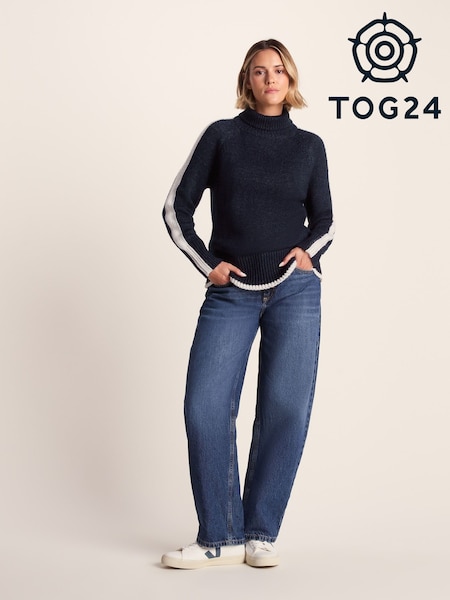 Tog 24 Blue Womens Moira Knitted Jumper (W90314) | €65