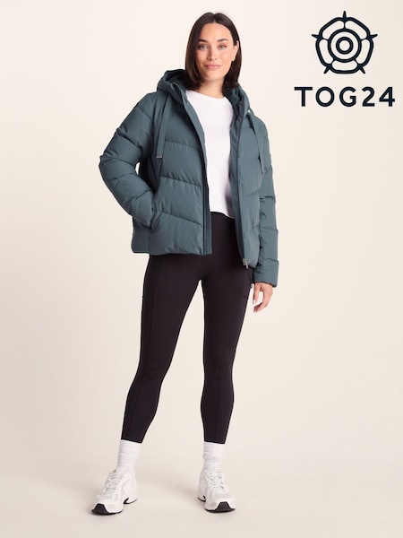Tog 24 Grey Raleigh Luxe Short Down Jacket (W90315) | €186