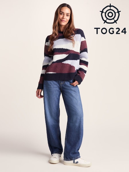 Tog 24 Grey Womens Niamh Knitted Jumper (W90321) | €69