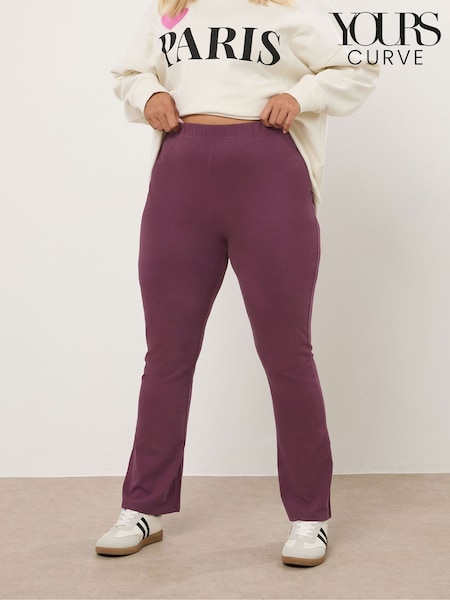Yours Curve Red Flare Leggings (W90500) | €28