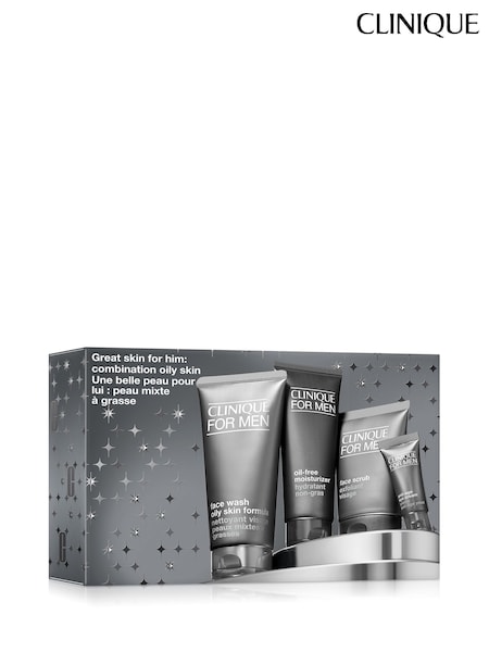 Clinique Great Skin For Him: Dry Combination Oily Skin Set (Worth £116) (W90525) | €145