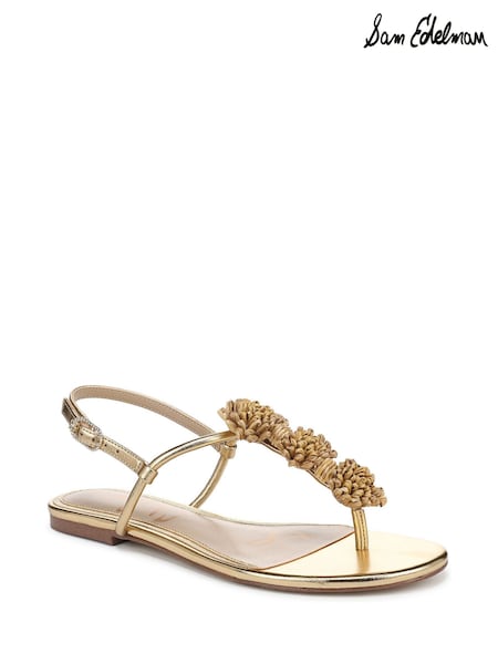 Sam Edelman Eliza Regular Fit Toe Post Sandals (W90580) | R$ 1.085