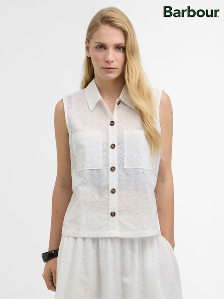 White - Barbour® Melody Shirt