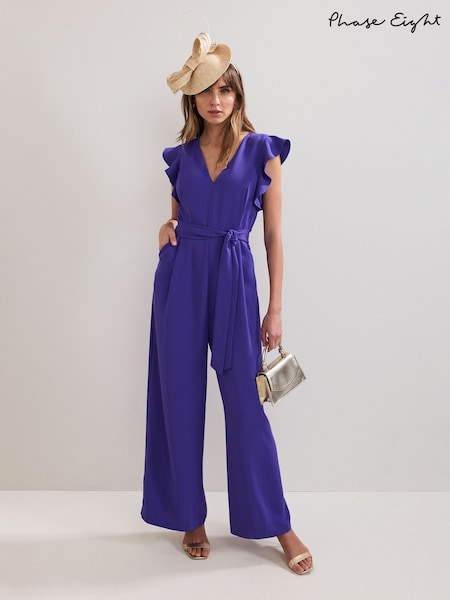 Phase Eight Purple Kallie Jumpsuit (W91270) | €178