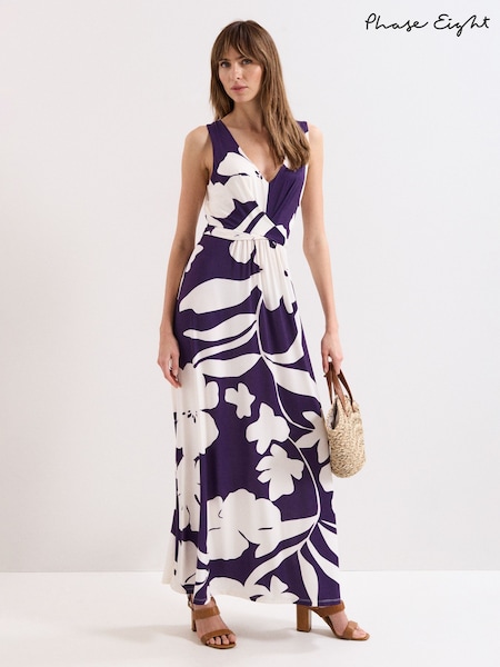 Phase Eight Purple Artemis Maxi Dress (W91276) | €152