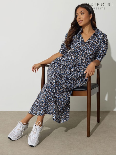 PixieGirl Petite Collar Midaxi Dress (W91357) | R$ 385