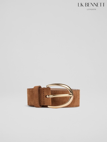 LK Bennett Brown Julian Leather Classic Jeans Belt (W91394) | € 108