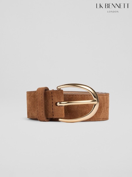 LK Bennett Brown Classic Cotton Jeans Belt (W91400) | €87