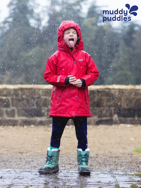 Muddy Puddles Red Waterproof Insulated Puddleflex Jacket (W91463) | €86