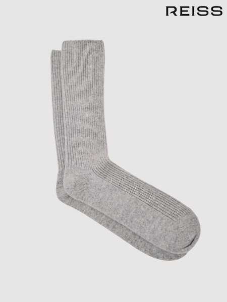 Reiss Soft Grey Duke Socks (W91508) | €95
