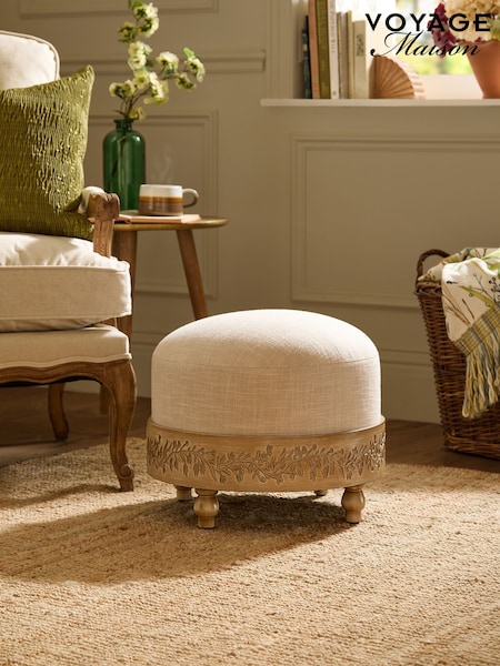 Voyage Maison Oak Mabel Footstool (W91542) | €149